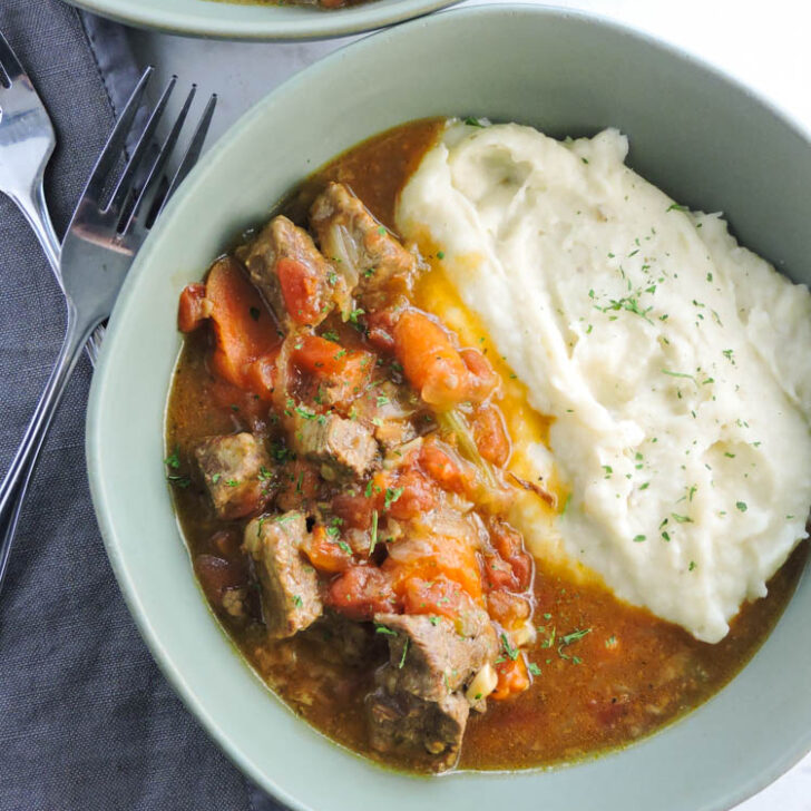 Italian Style Beef Stew {Instant Pot}
