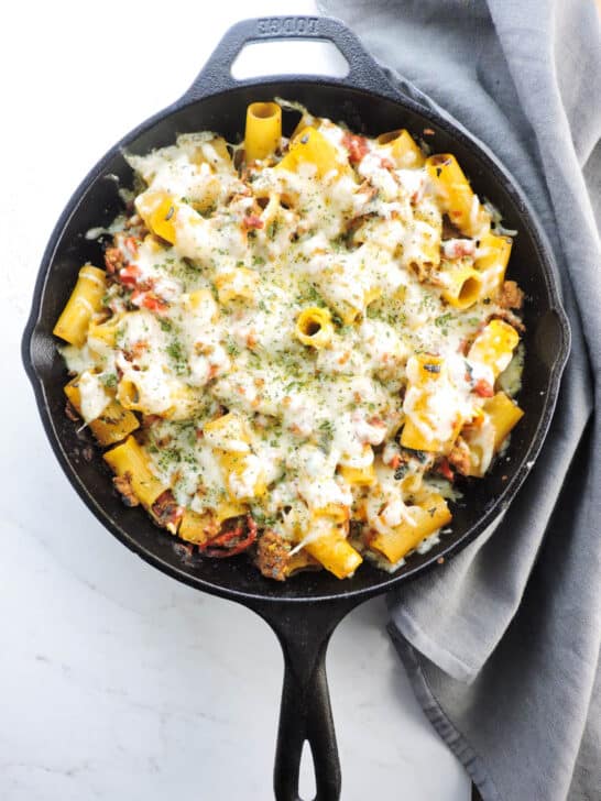Turkey Rigatoni Turkey Sausage Rigatoni with Fire Roasted Tomato Sauce - Fresh Fit Kitchen
