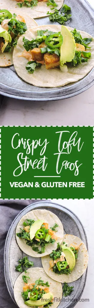 Crispy Tofu Street Tacos with Chili Sauce