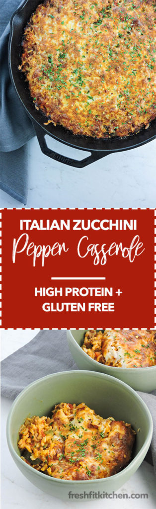 Italian Zucchini Pepper Casserole