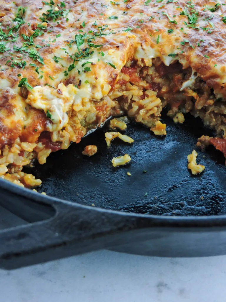 Italian Zucchini Pepper Casserole