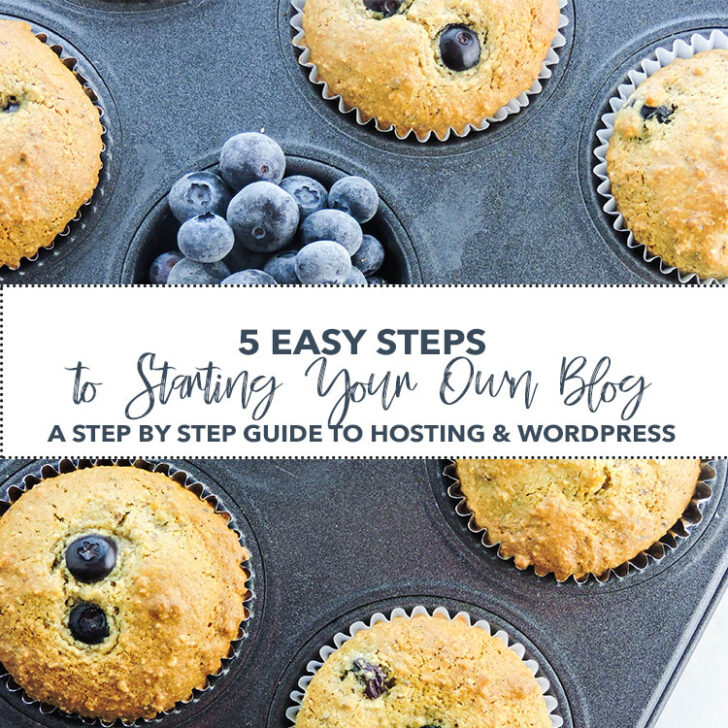 5 Easy Steps to Starting Your Own Food Blog