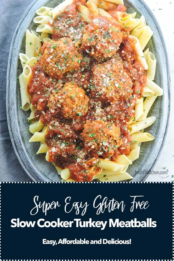 Slow Cooker Gluten Free Turkey Meatballs