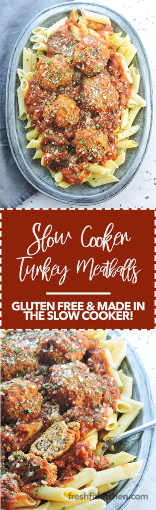 Slow Cooker Gluten Free Turkey Meatballs