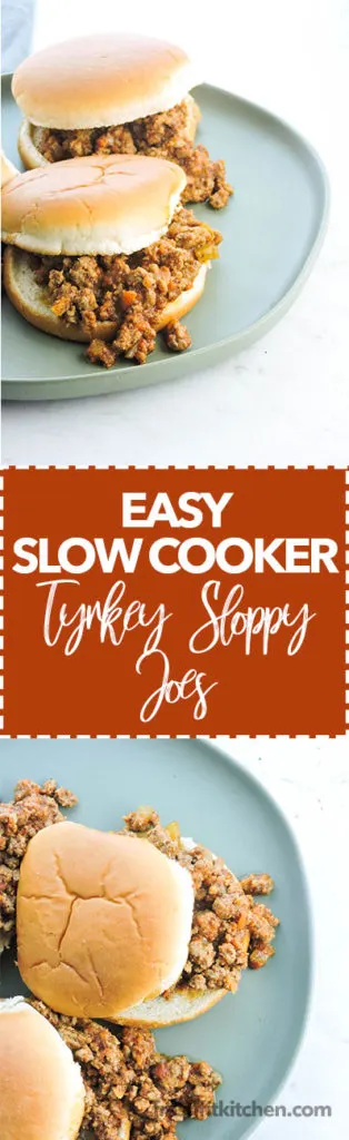Easy Slow Cooker Turkey Sloppy Joes