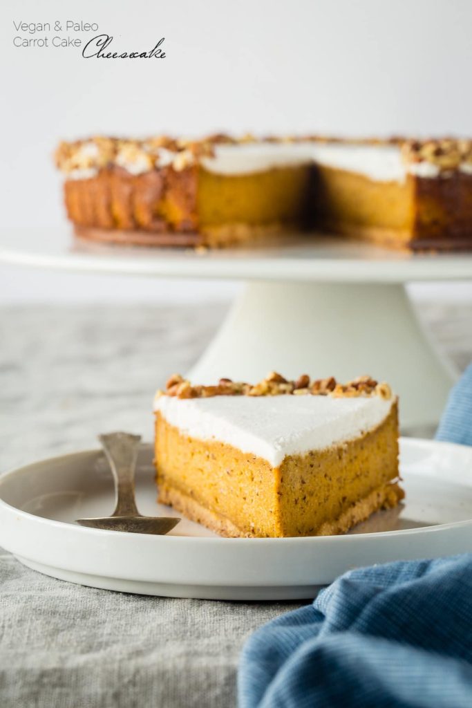 Gluten Free Carrot Cake Cheesecake