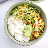 Sesame Soy Tofu Bowls