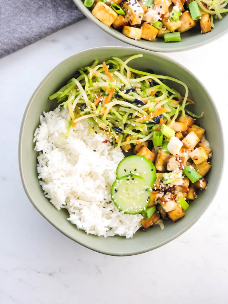 Sesame Soy Tofu Bowls