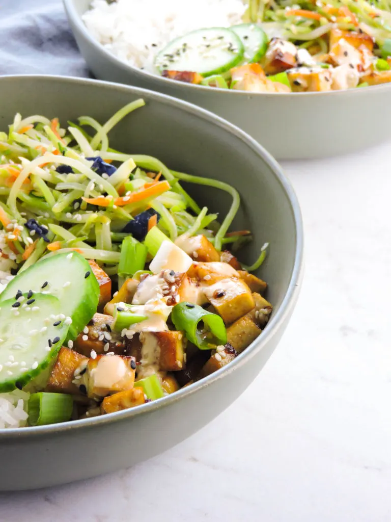 Sesame Soy Tofu Bowls