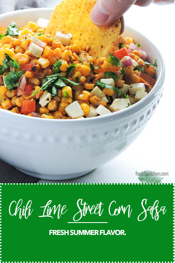 Chili Lime Street Corn Salsa