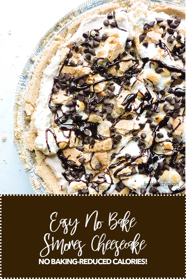 Easy S'mores No Bake Cheesecake