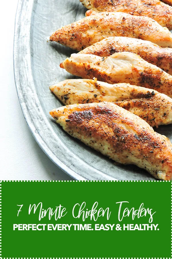 7 Minute Easy Healthy Pan Fried Chicken Tenders