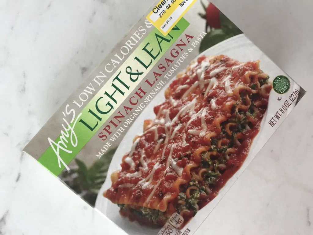 Healthy Frozen Meals Amys