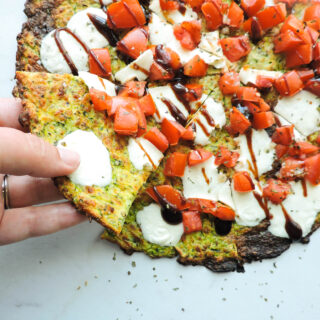 Low Carb Zucchini Pizza Crust Recipe