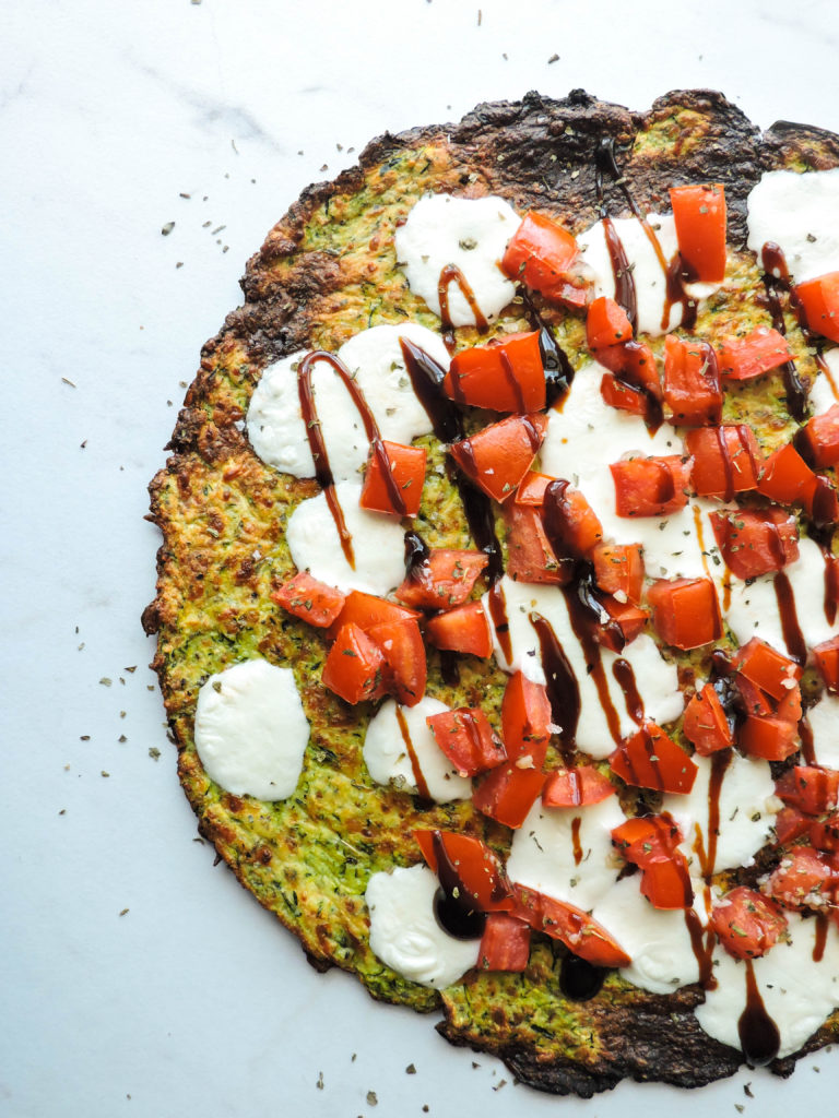 Low Carb Zucchini Pizza Crust Recipe