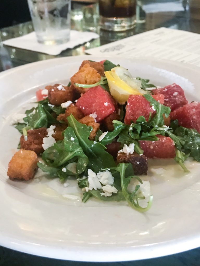 Watermelon Panzanella Salad