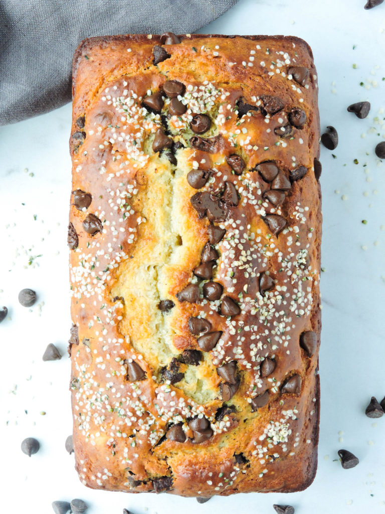 Chocolate Chip Greek Yogurt Banana Bread