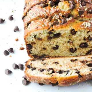 Chocolate Chip Greek Yogurt Banana Bread