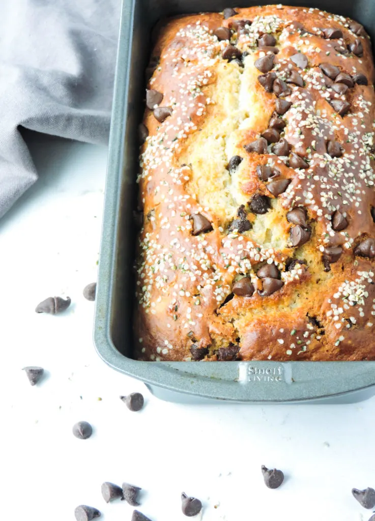 Chocolate Chip Greek Yogurt Banana Bread