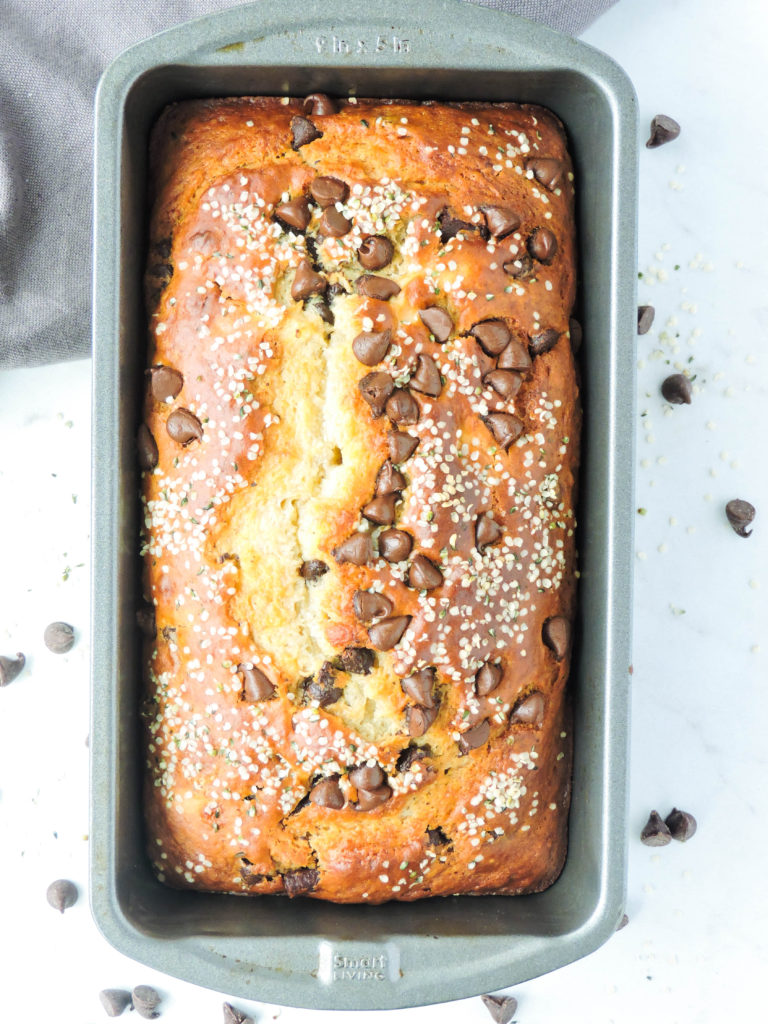 Chocolate Chip Greek Yogurt Banana Bread