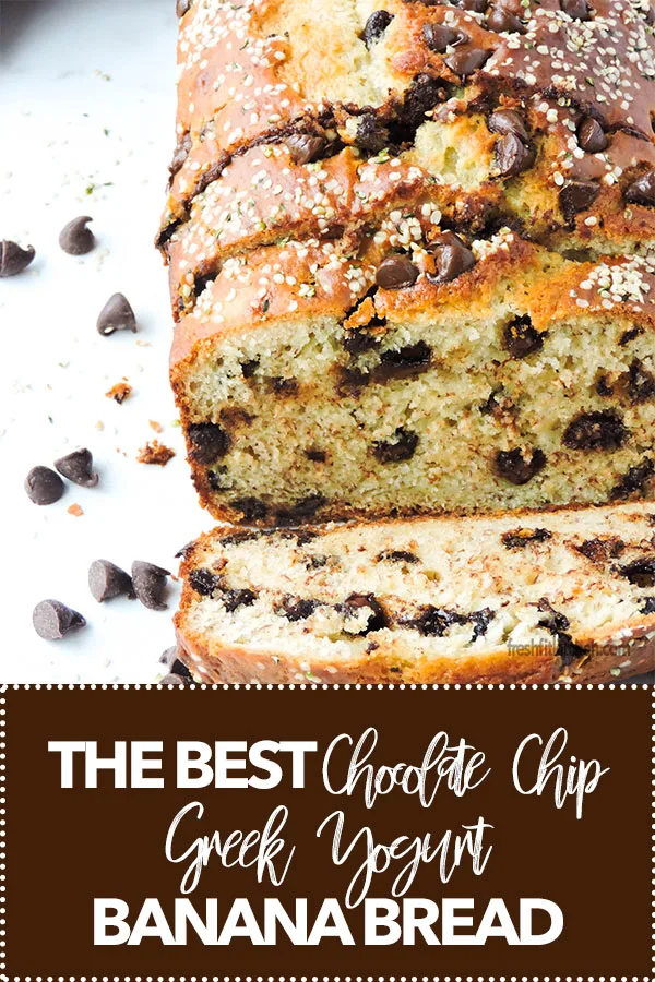 Chocolate Chip Greek Yogurt Banana Bread