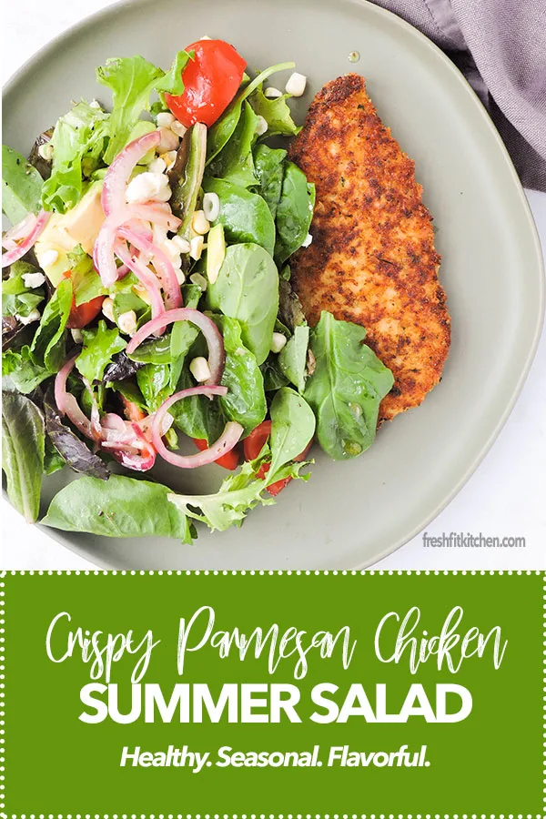 Crispy Parmesan Chicken Salad