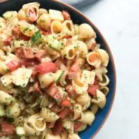 Easy Pasta Salad with Italian Dressing