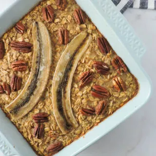 Baked Banana Bread Oatmeal