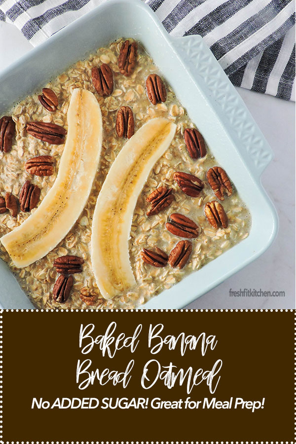 Baked Banana Bread Oatmeal