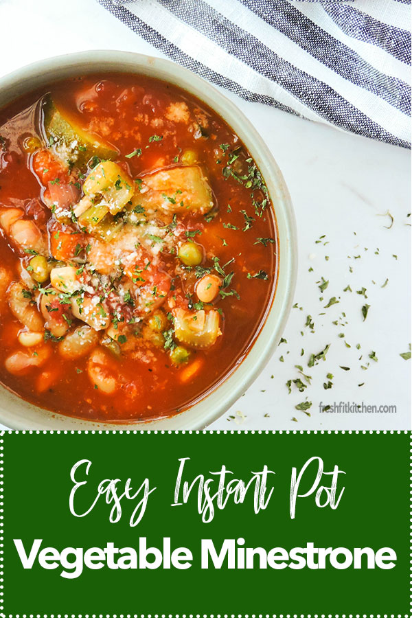 Easy Instant Pot Vegetable Minestrone