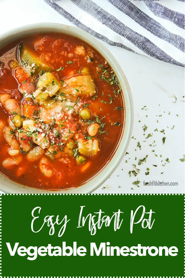 Easy Instant Pot Vegetable Minestrone