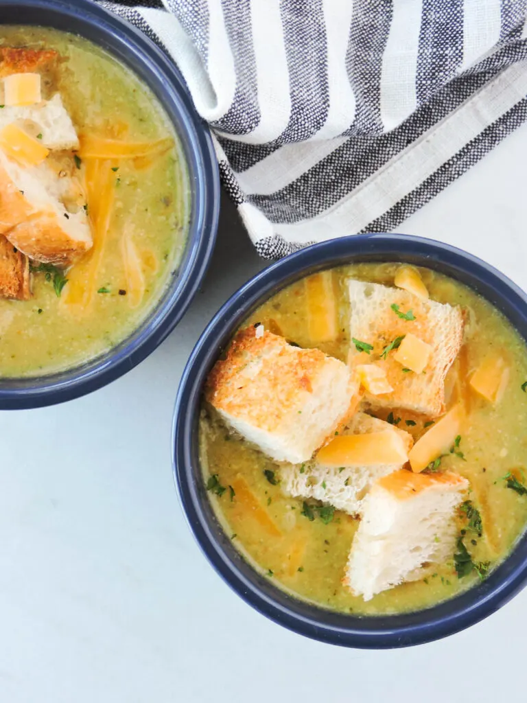 Lightened Up Broccoli Soup