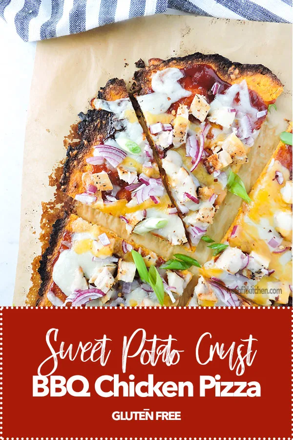 Sweet Potato Crust Barbecue Chicken Pizza