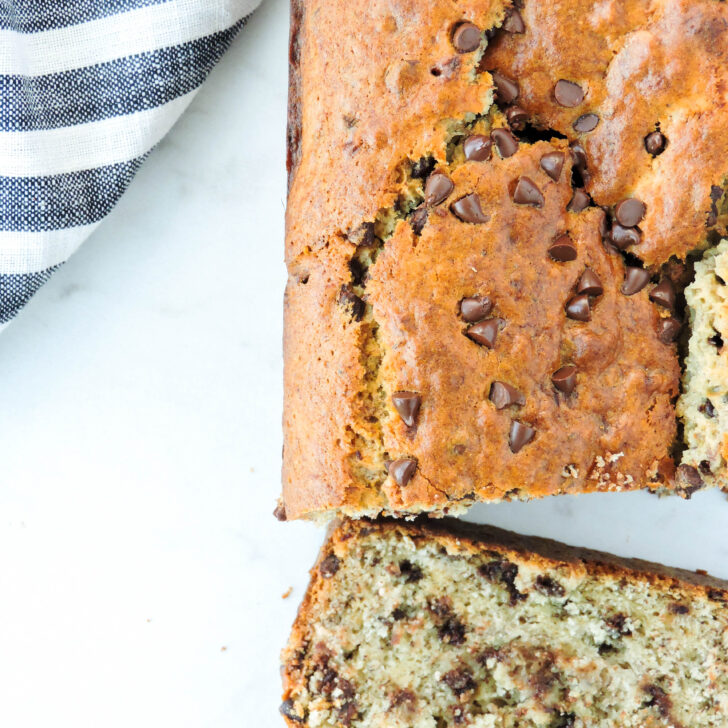 One Bowl Vegan Chocolate Chip Banana Bread