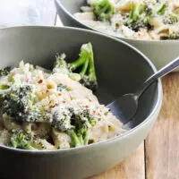 Roasted Broccoli Parmesan Pasta