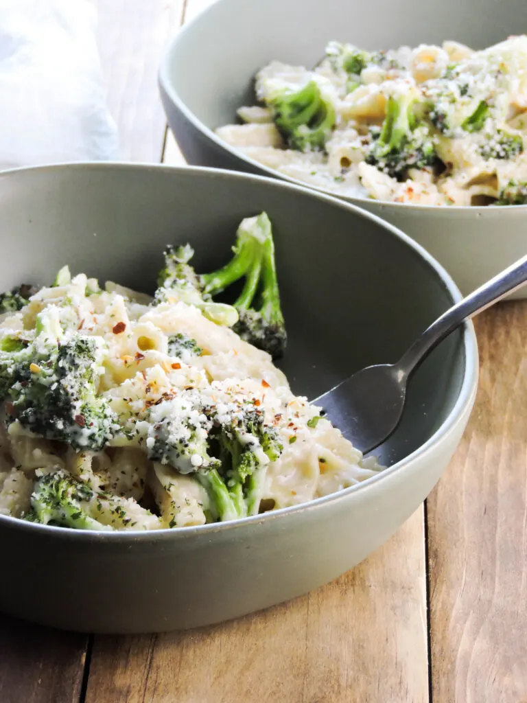 Roasted Broccoli Parmesan Pasta