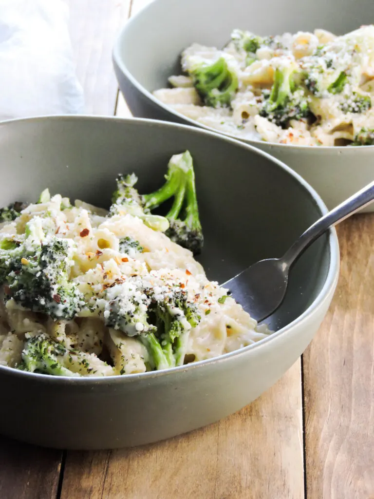 Roasted Broccoli Parmesan Pasta - Fresh Fit Kitchen