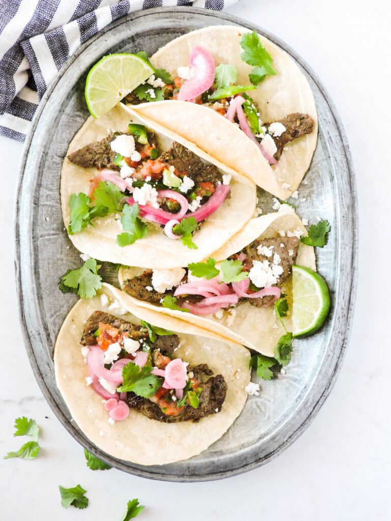 Jalapeno Lime Steak Tacos