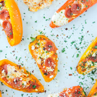 Stuffed Mini Pizza Peppers