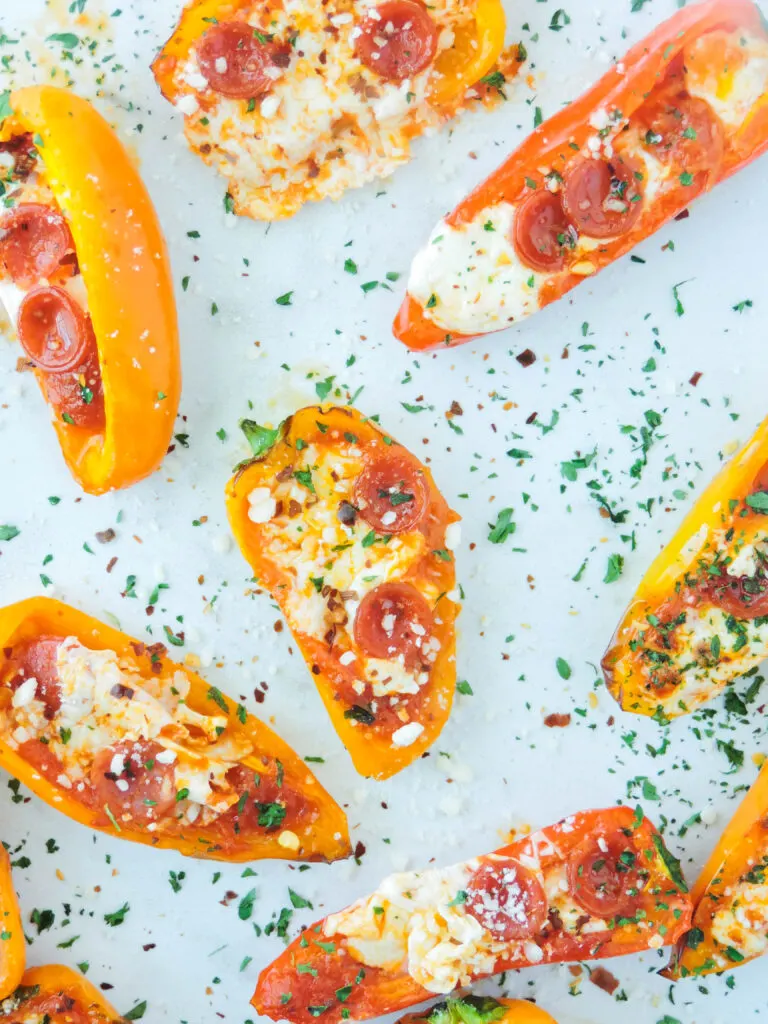 Stuffed Mini Pizza Peppers