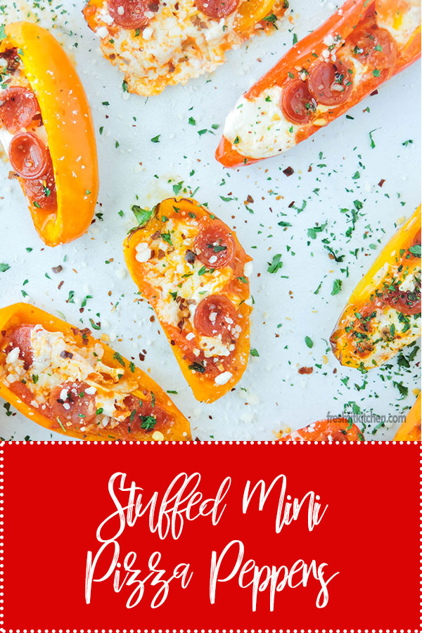 Stuffed Mini Pizza Peppers