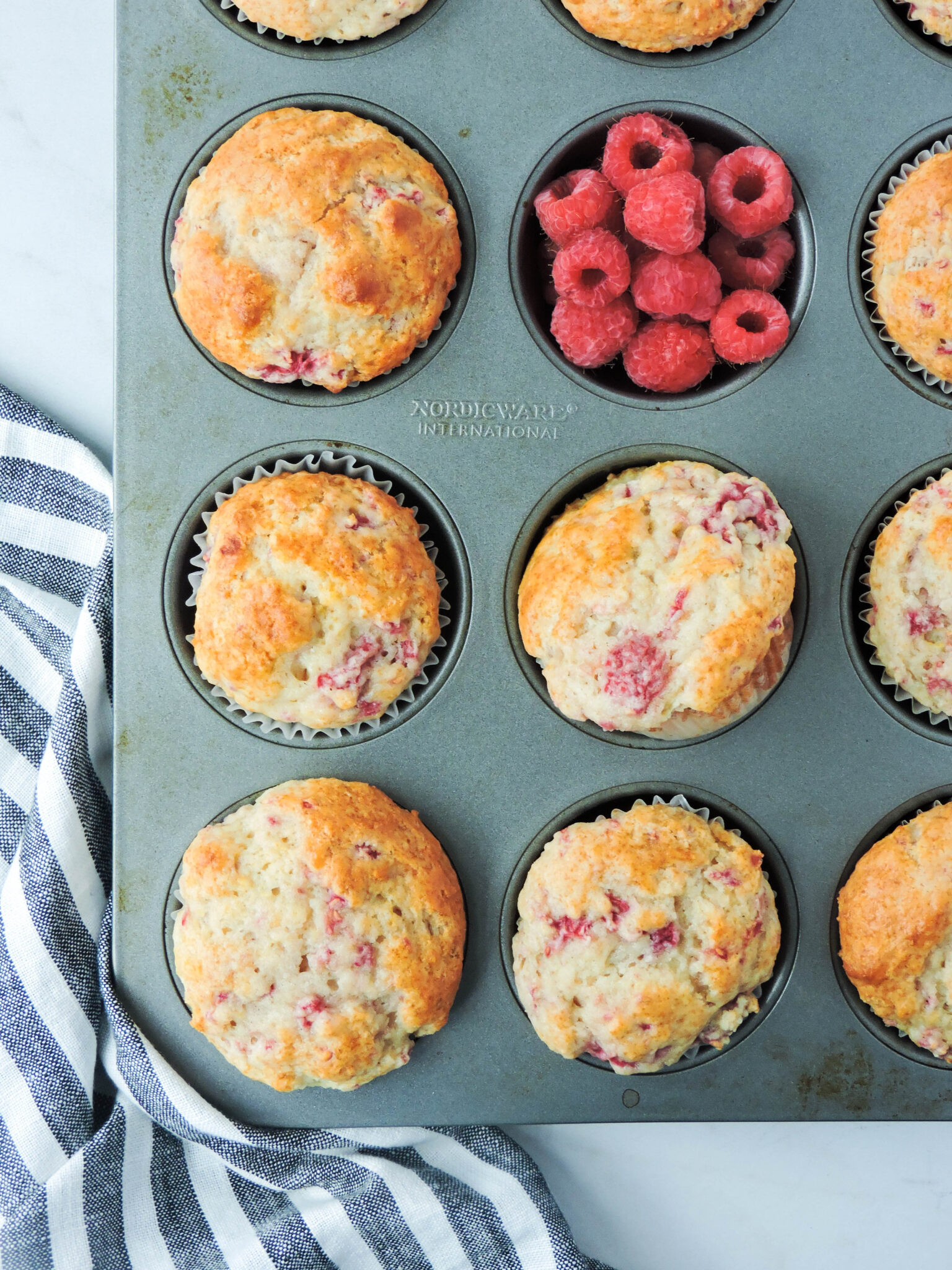 Raspberry Lemon Yogurt Muffins Fresh Fit Kitchen