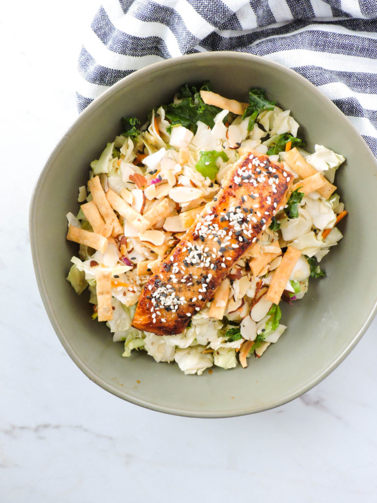 Asian Chopped Salmon Salad