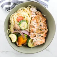 Grilled Chicken Pasta Primavera