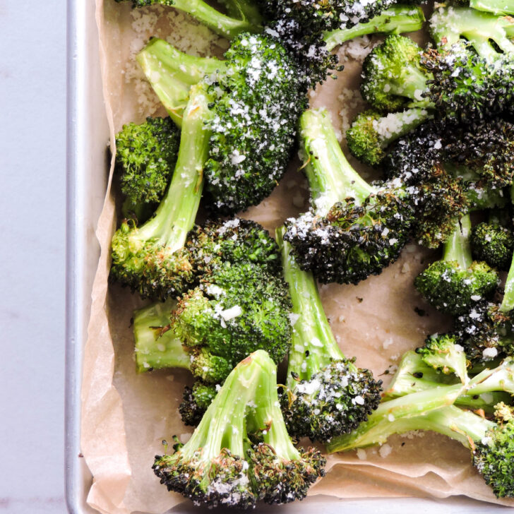 Parmesan Roasted Broccoli Recipe Fresh Fit Kitchen