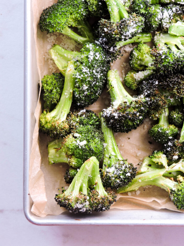 Parmesan Roasted Broccoli Recipe
