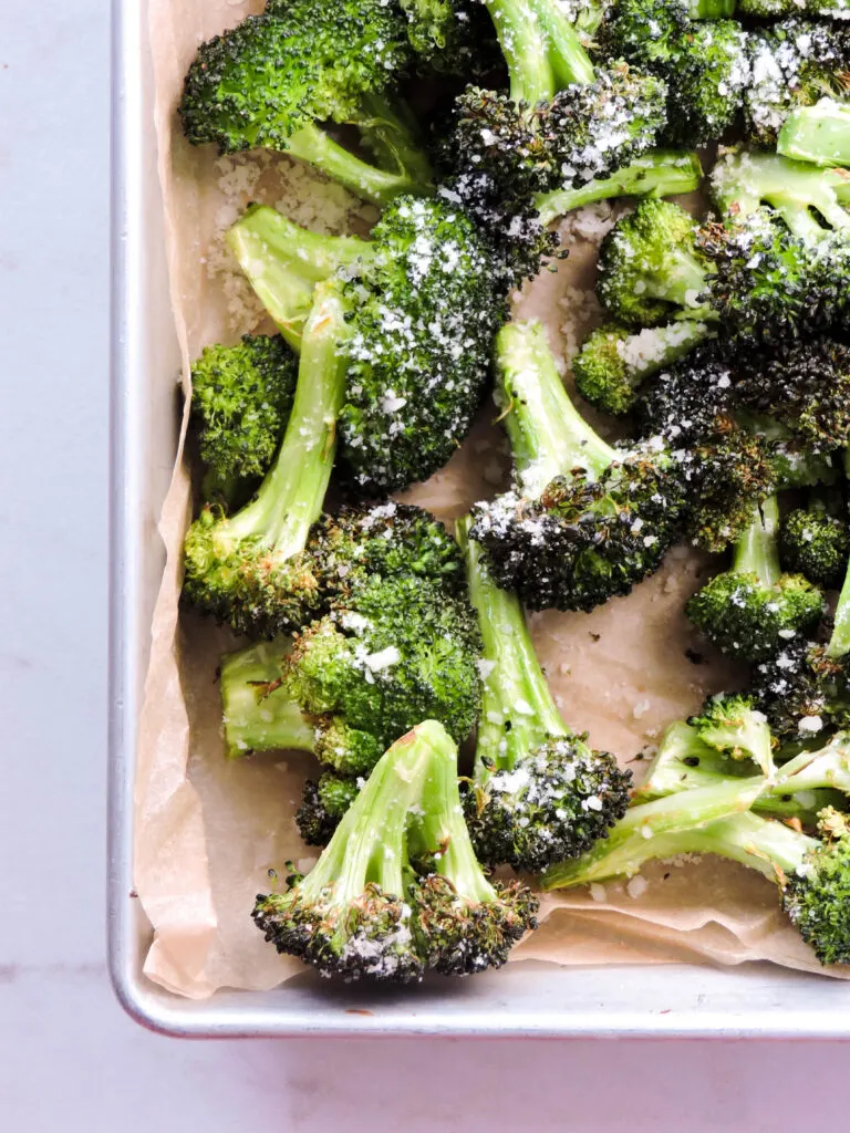 Parmesan Roasted Broccoli Recipe