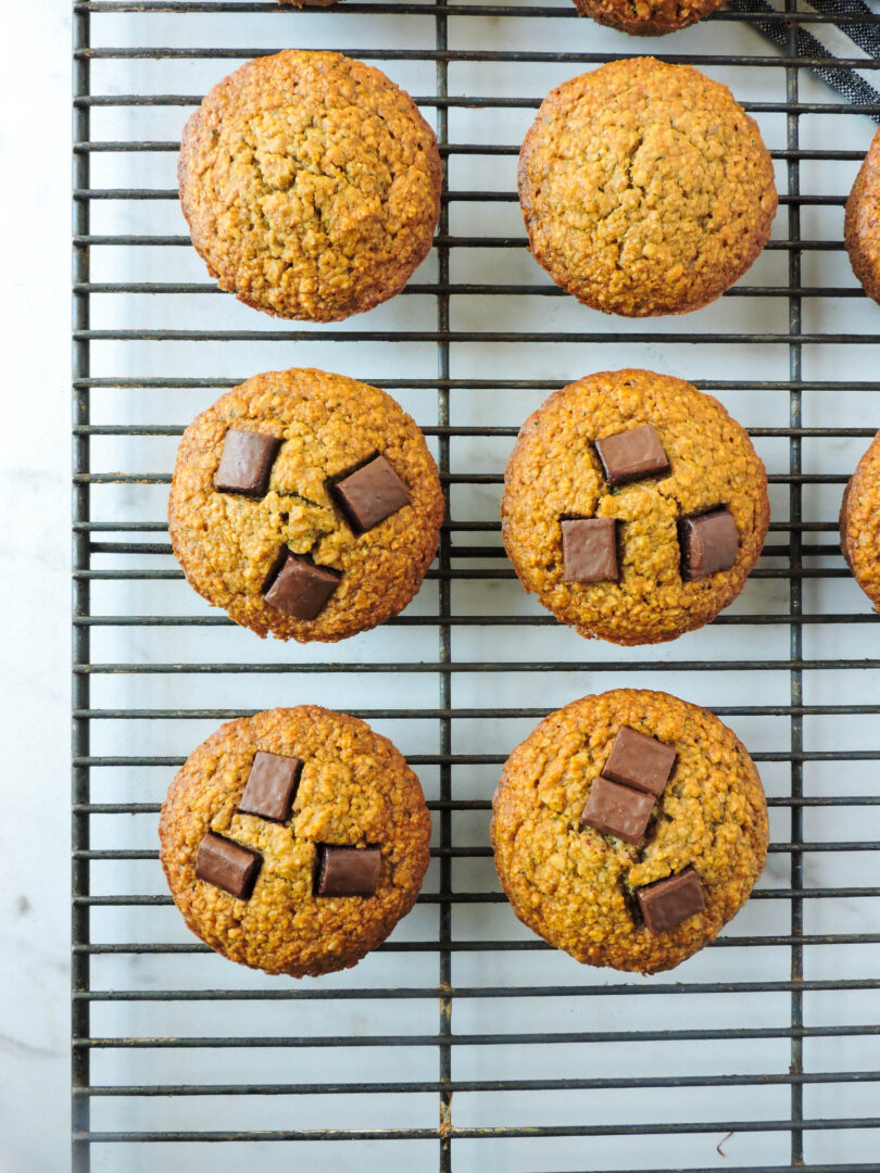 Honey Oat Zucchini Muffins Fresh Fit Kitchen