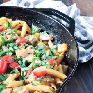 Summer Herb Chicken and Zucchini Pasta