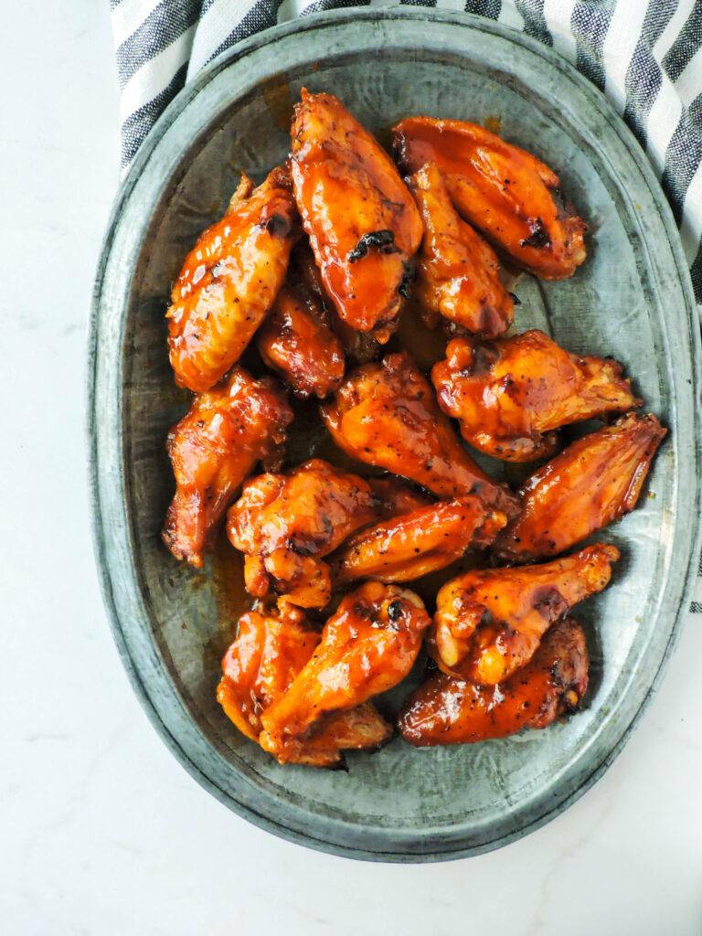 Grilled Honey Hot Wings